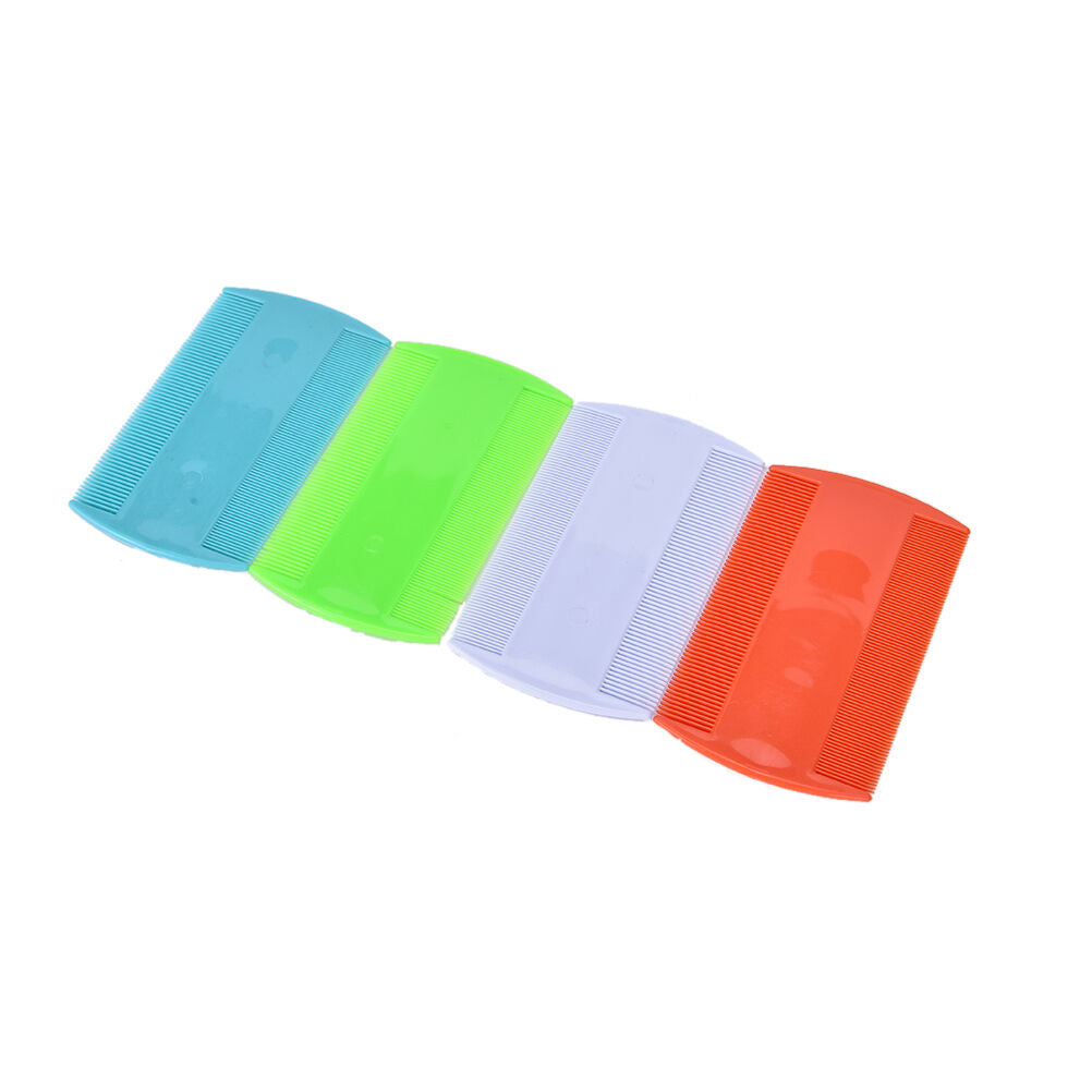 Pet Plastic Head Lice Comb Durable Double Side Nit Combs Head Lice Remova.l8
