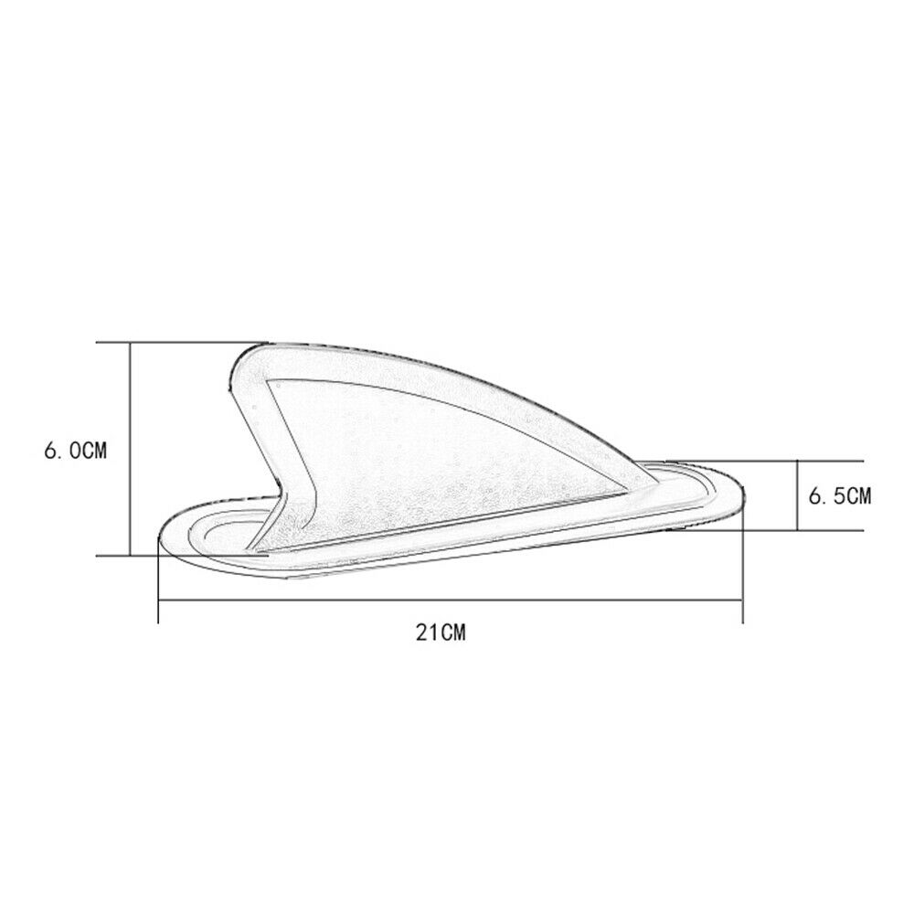 2pcs Kayak Skeg Tracking Fin Mounting Point Watershed Board Surfboard
