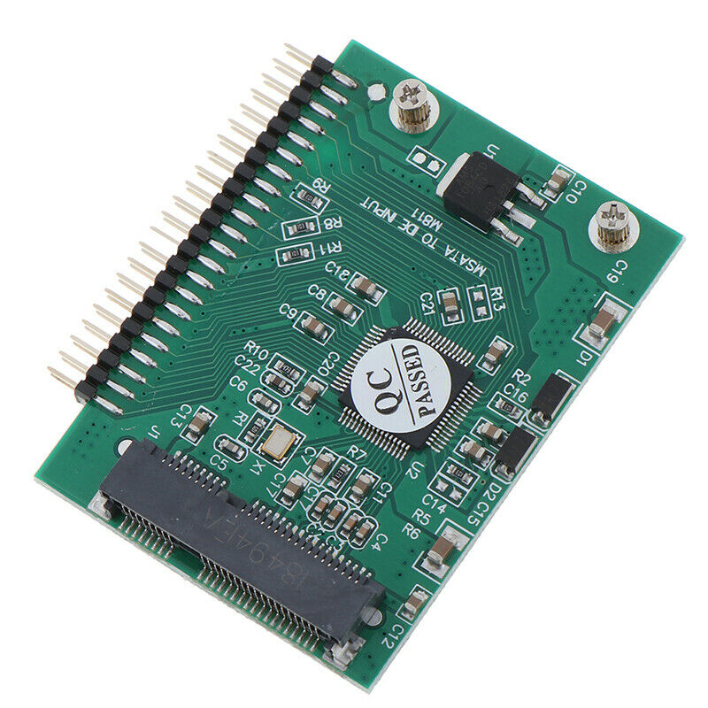 mSATA SSD To 44 Pin IDE Adapter mSATA IDE converter Card 2.5 Inch IDE HDHFFSDD
