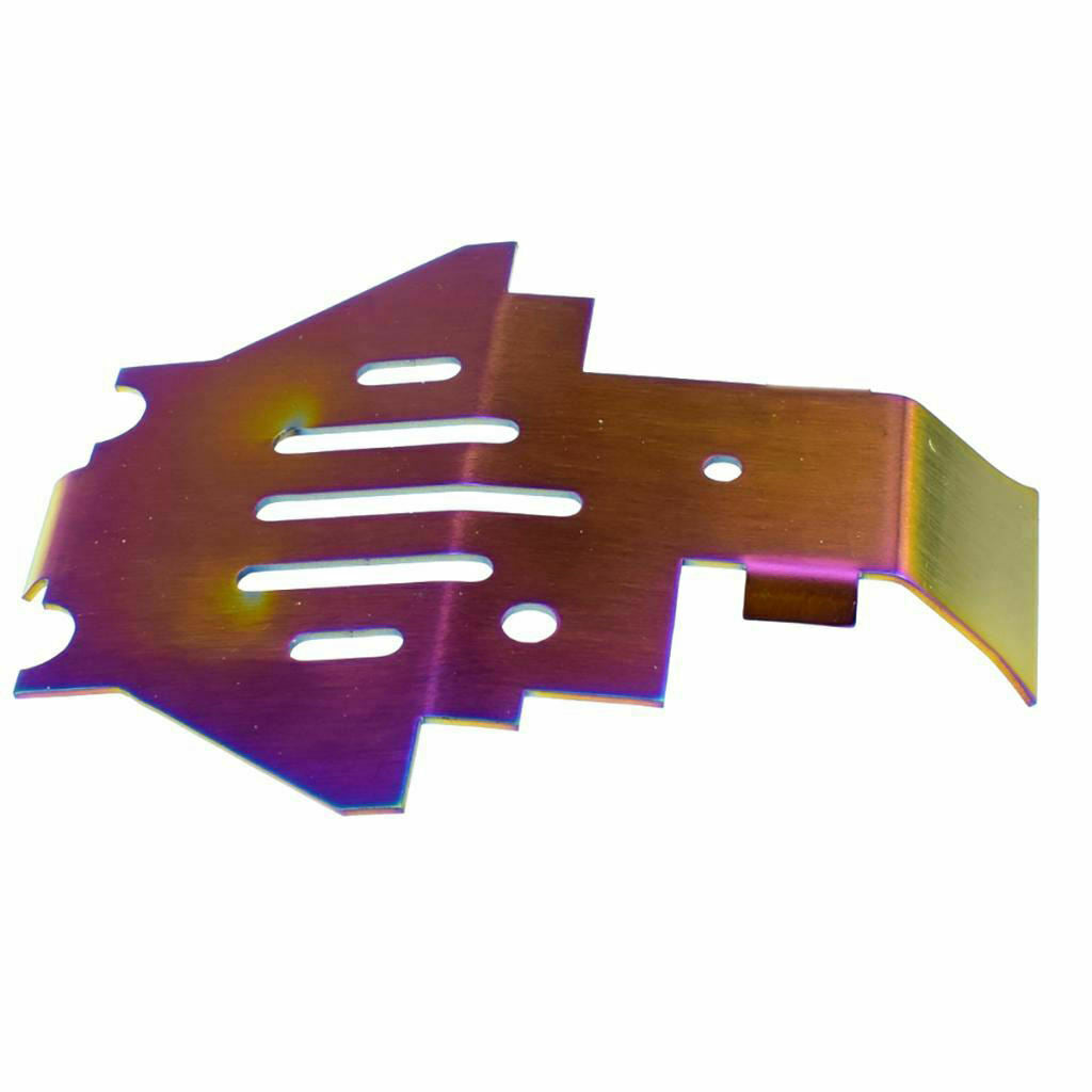 1 Set Stainless Steel Chassis Axle Skid Plates Armor for   TRX4 Parts