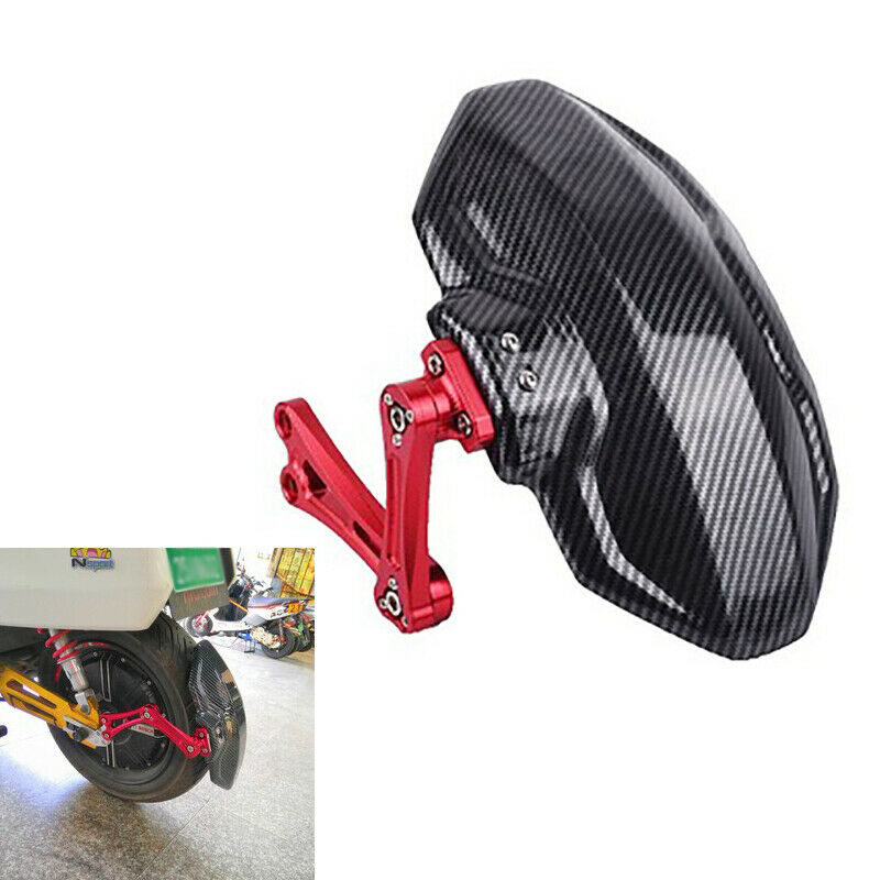 Motorcycle Rear Wheel Cover Fender Splash Guard Mudguard +Bracket Aluminum Alloy