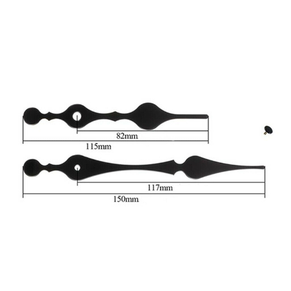 Quartz Clock Movement Mechanism & 3Pairs Hand Wall Repair Tool Parts DIY Kit