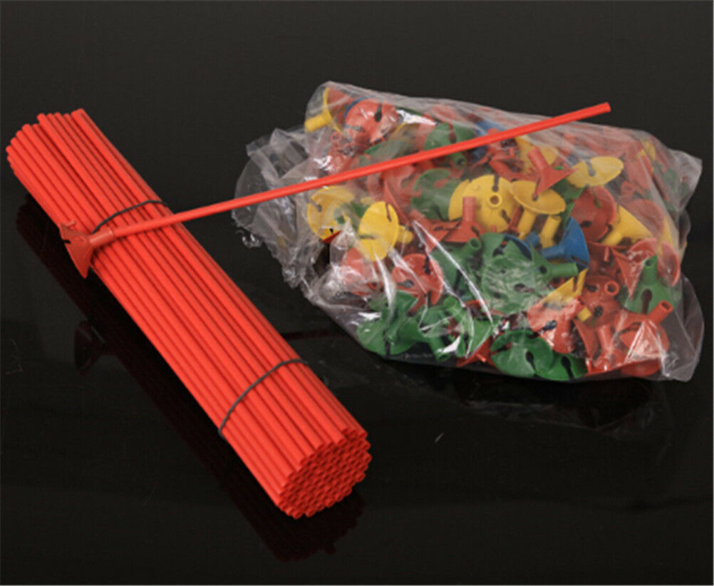 50X Balloons Holder Sticks with Cups Party Decoration Supplies Accessorie.l8