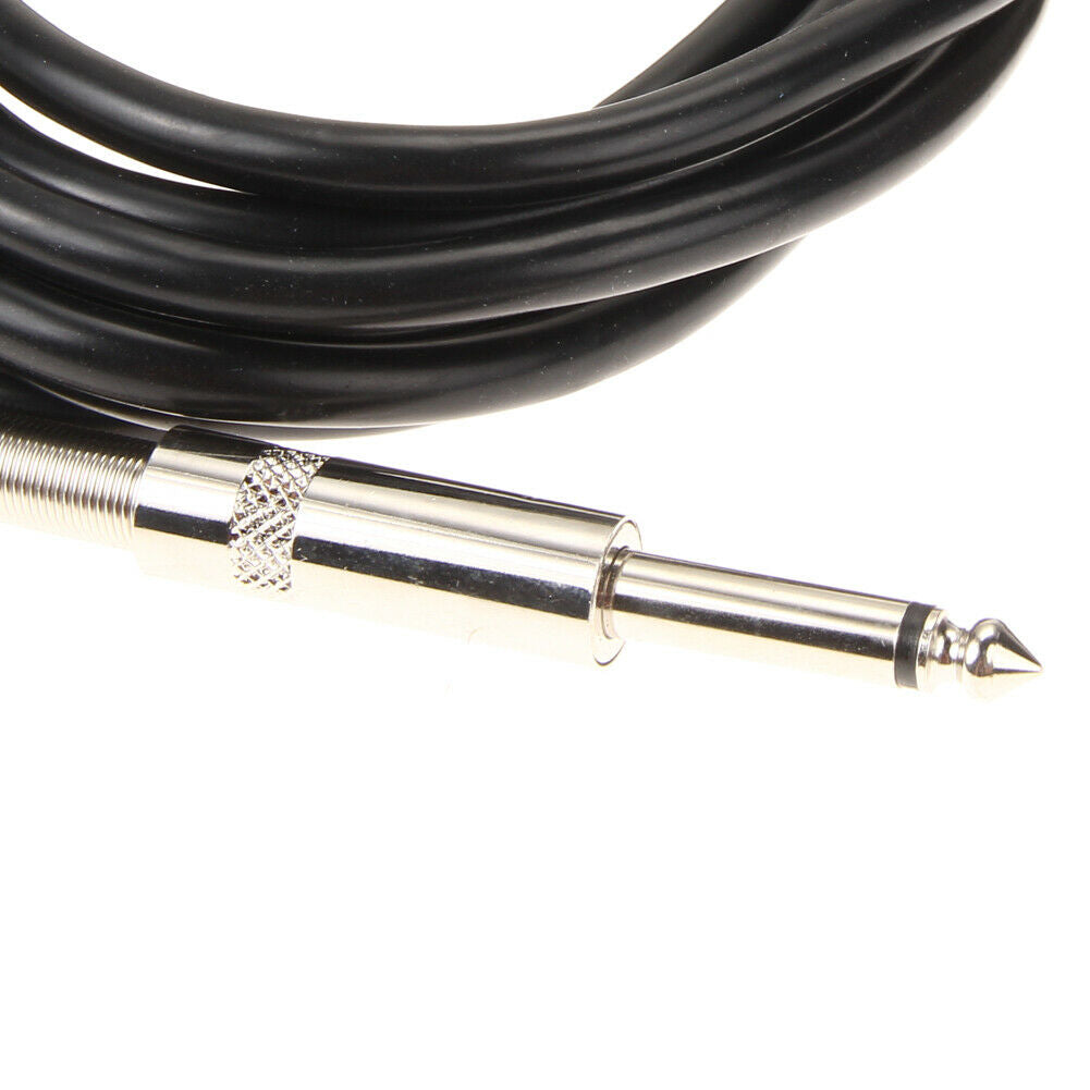 Guitar Bass 1/4'' 6.3mm To USB Link Connection Instrument Cable Adapter @