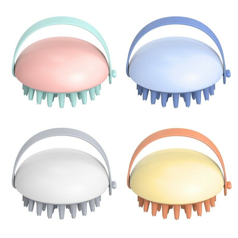 4 Pcs Head Body Scalp Massage Brush Detachable Hair Washing Comb Body ShowerG7P7