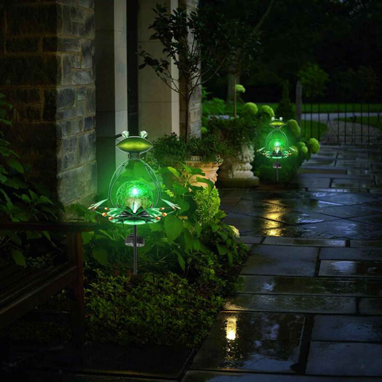1piece Frog Solar Garden Lamps LED Solar Powered Night Lights Decorations