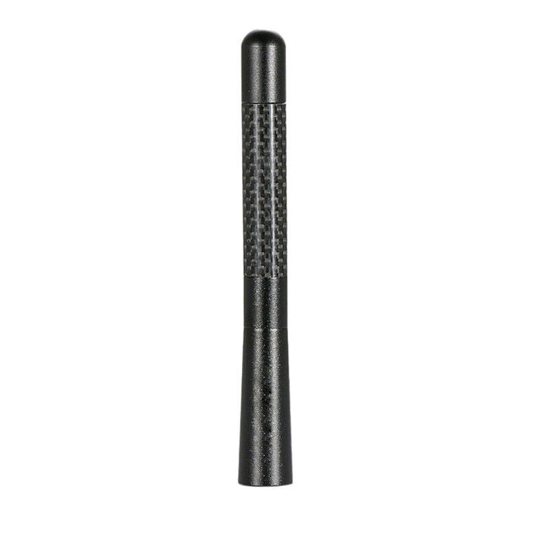 4.7inch Universal Car Antenna Carbon Fiber Radio FM Antena Black Kit And Scre LS
