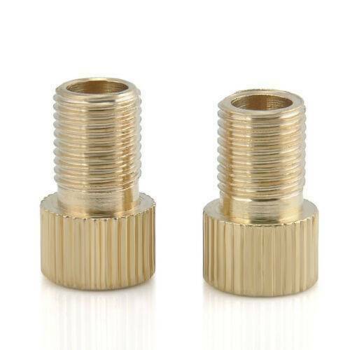 2* Presta to Schrader Valve Adapter Converter Road Bike Bicycle Cycle Pump Tube