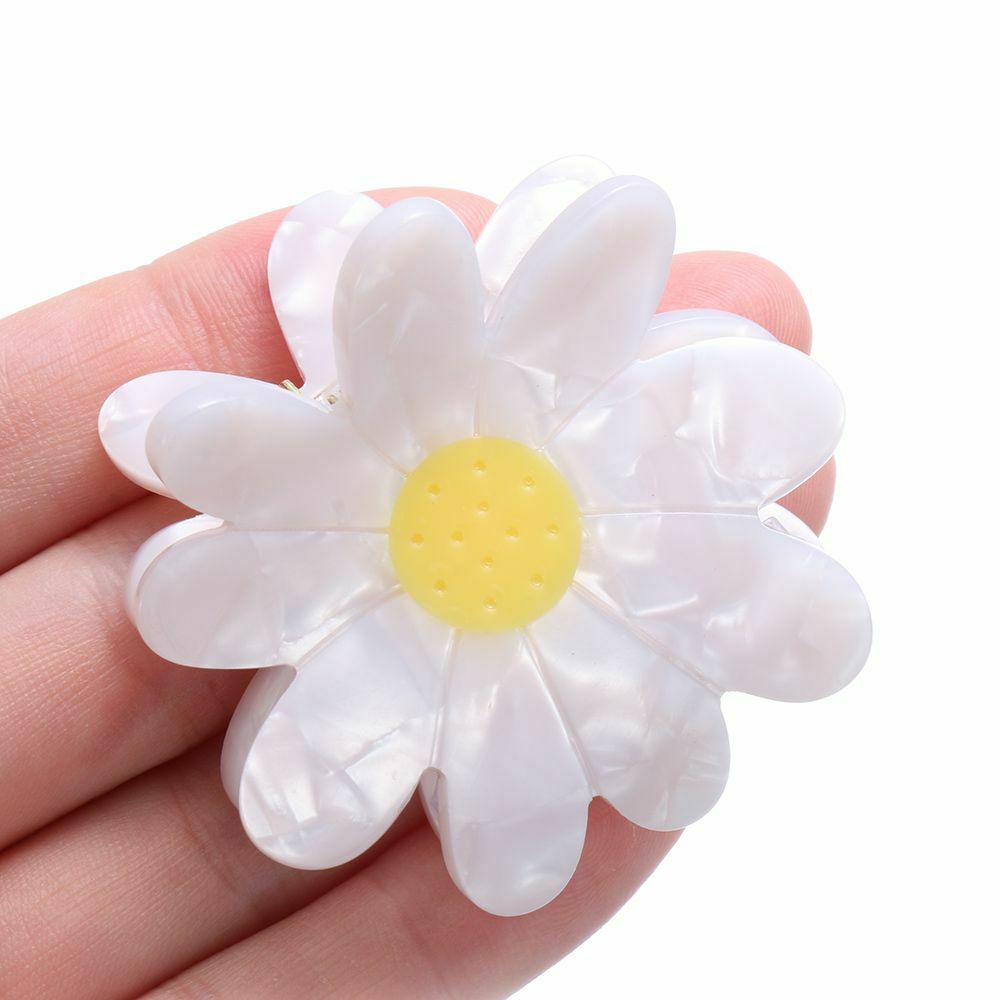 Accessories Girls Barrette Hair Clips Acetate Hair Claws Little Daisy Hairpin