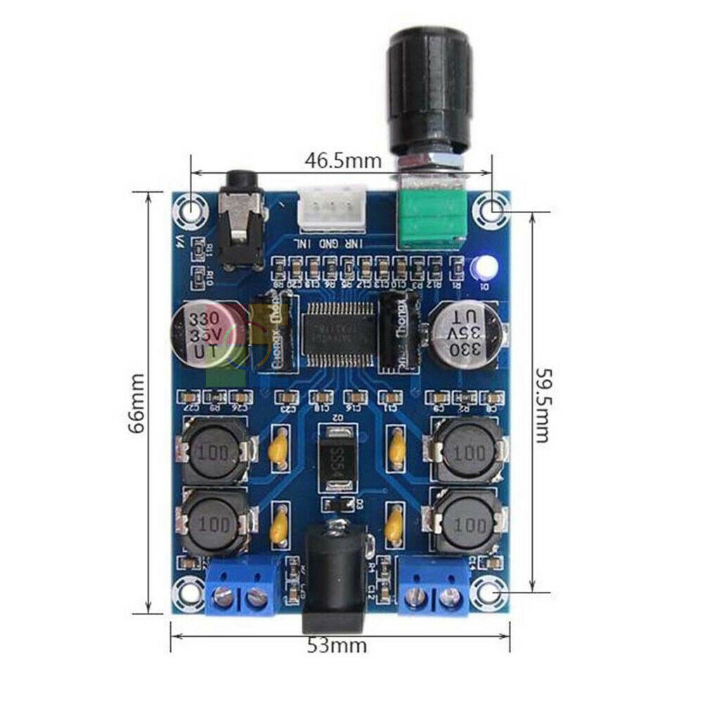 TPA3118D2 Digital HD Audio Amplifier Speaker Dual Channel Power Amp Board 45W*2