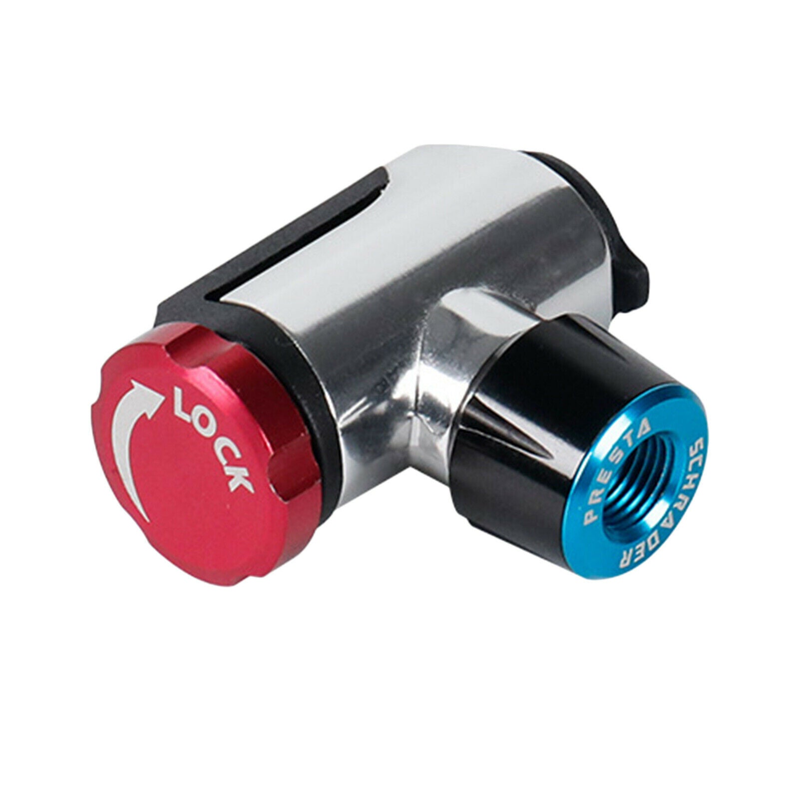 CO2 Inflator Pump Head , Aluminum Alloy Inflator Adapter Nozzle Accessories