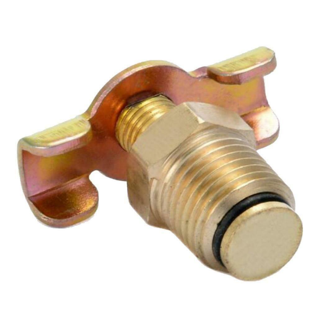 Air Compressor Tank Drain Valve Switch Plug Screw Brass with T-handle Home