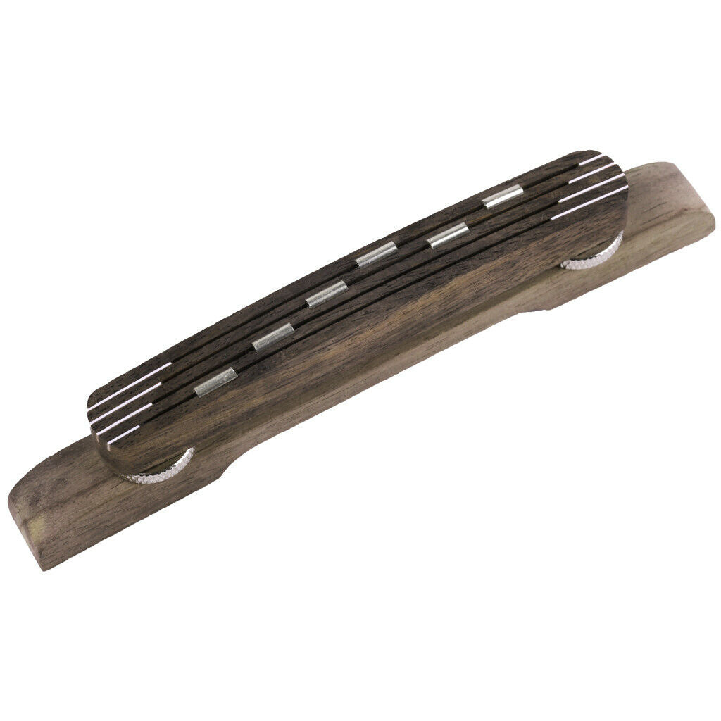 Guitar bridge Carved rosewood saddle for bass guitar, adjustable