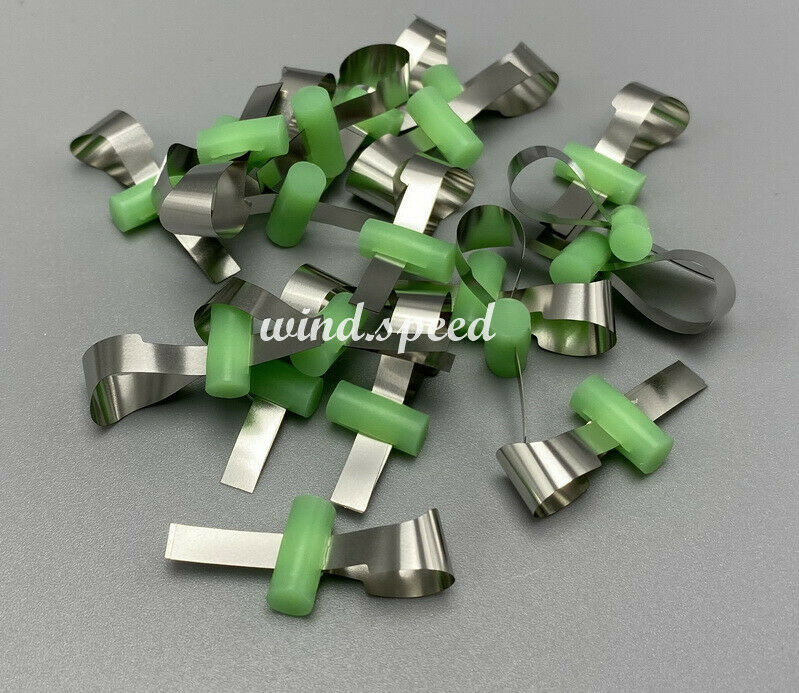 100pcs Dental Sectional Metal Matrix Bands contoured Automatrix Locker for Kids