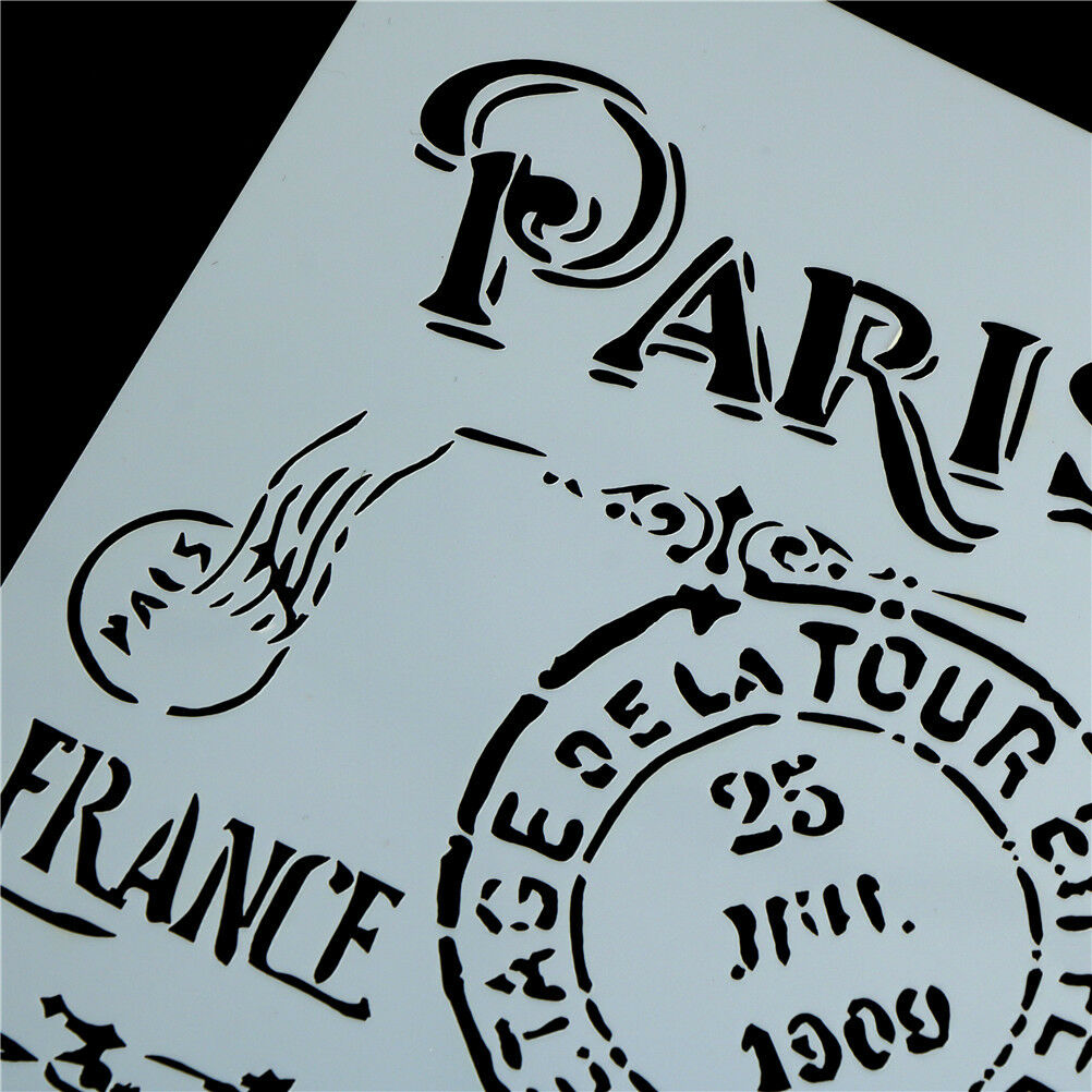 retro paris layering stencils for wall painting scrapbooking stampalbum de.l8