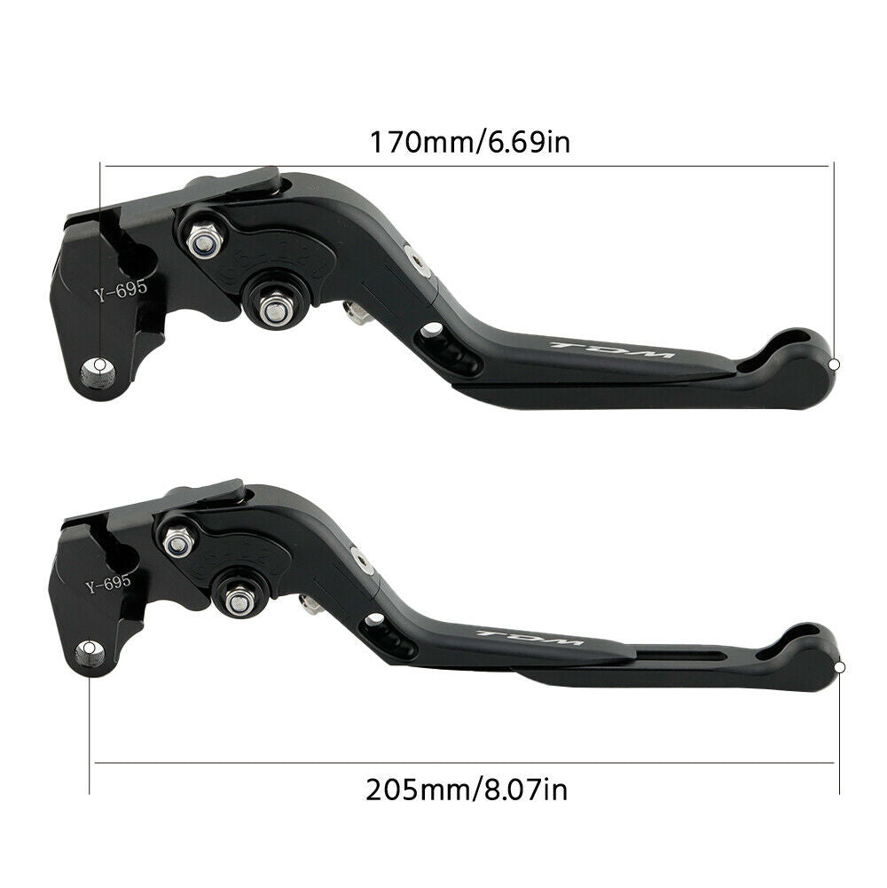 Extendable Brake Clutch Levers For YAMAHA XJ 900S/600S Diversion XJ 600N TDM850