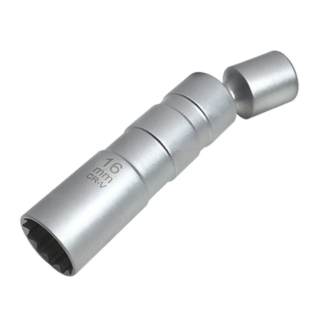 16mm 3/8inch Drive Thin Wall Magnetic Spark Plug Wobble Socket for BMW E60