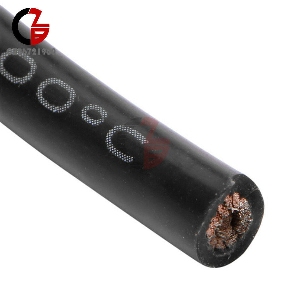 Black+Red 10 AWG Silicone Gauge Wire Flexible Copper Stranded Cables for RC