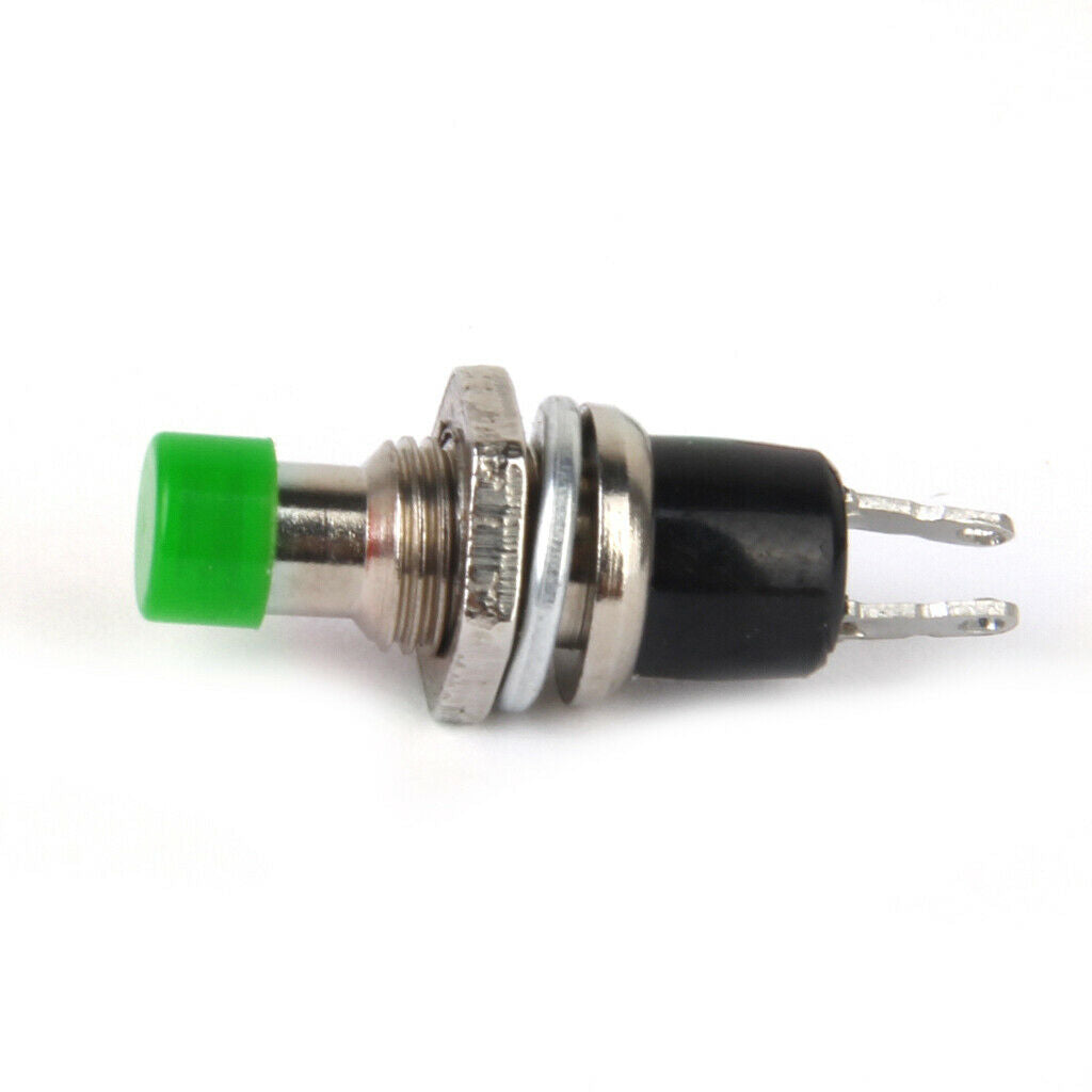 20pcs Mini Push Button Switch, Momentary Switches for Railway, DIY Kits - Green
