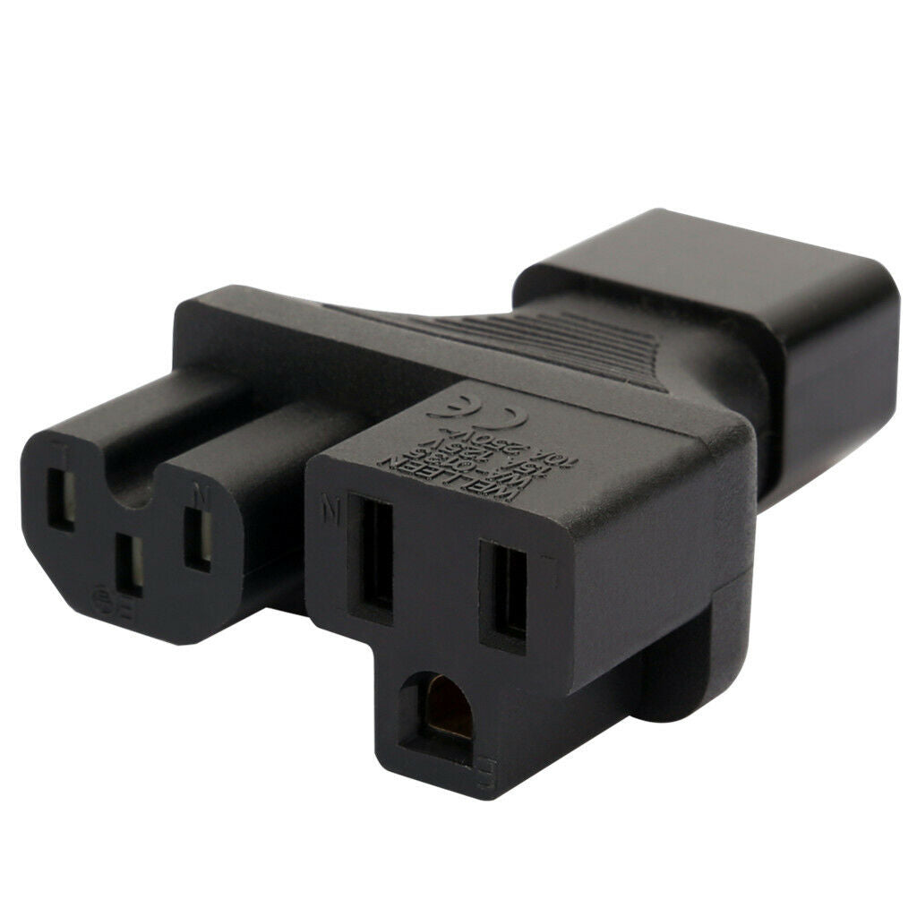 1 x C13 to C14 Adapter, IEC 320 C13 to C14 Power Adapter, AC Power Adpter