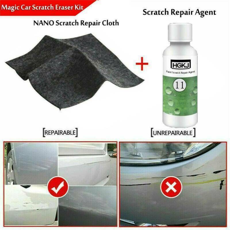 Nano Magic Car Scratch Remover Cloth & Light Paint Scratch Agent Repair Scuffs