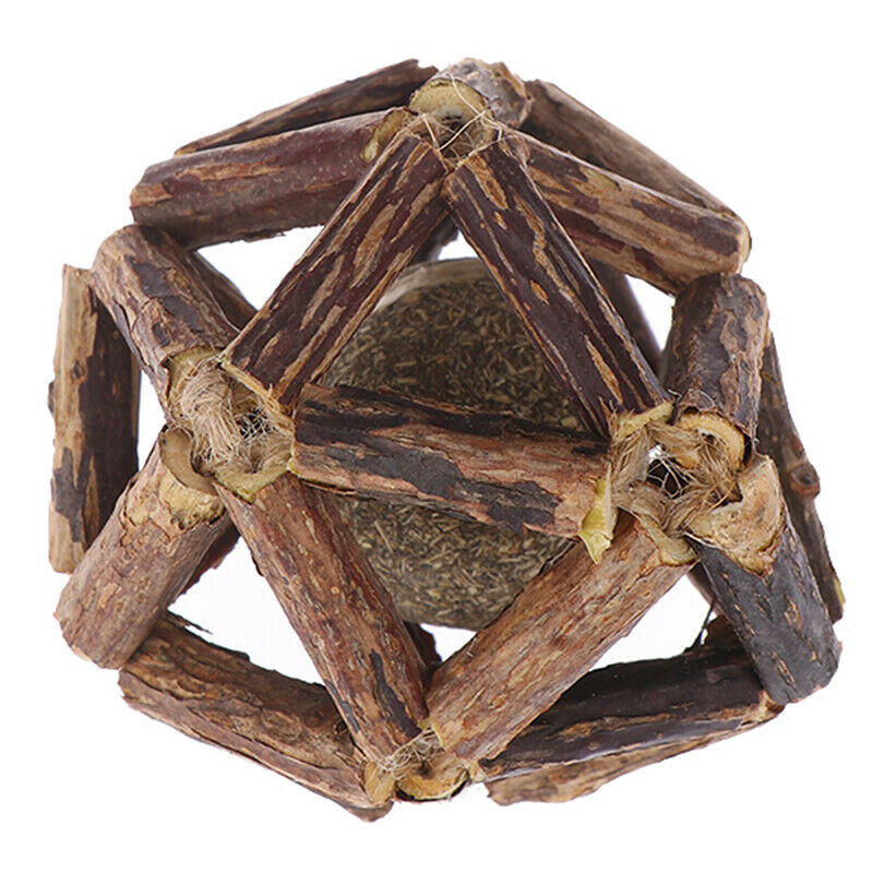 Matatabi Stick with Catnip Ball Organic Natural Plant Teeth Cleaning Chew.l8