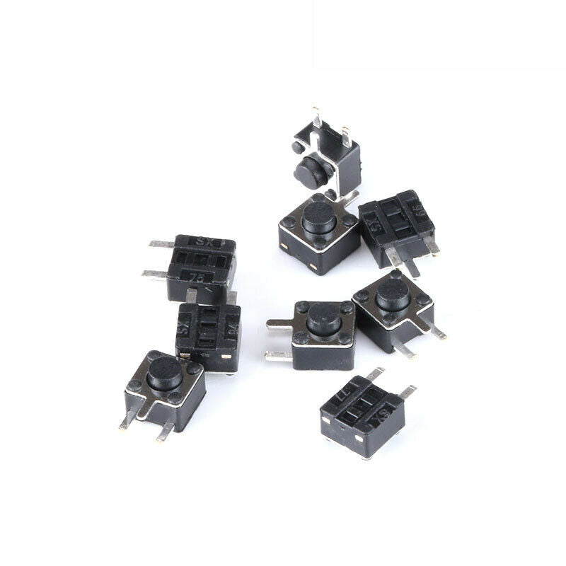10pcs 4.5*4.5*3.8mm side press Push button switch Micro Touch the key switch