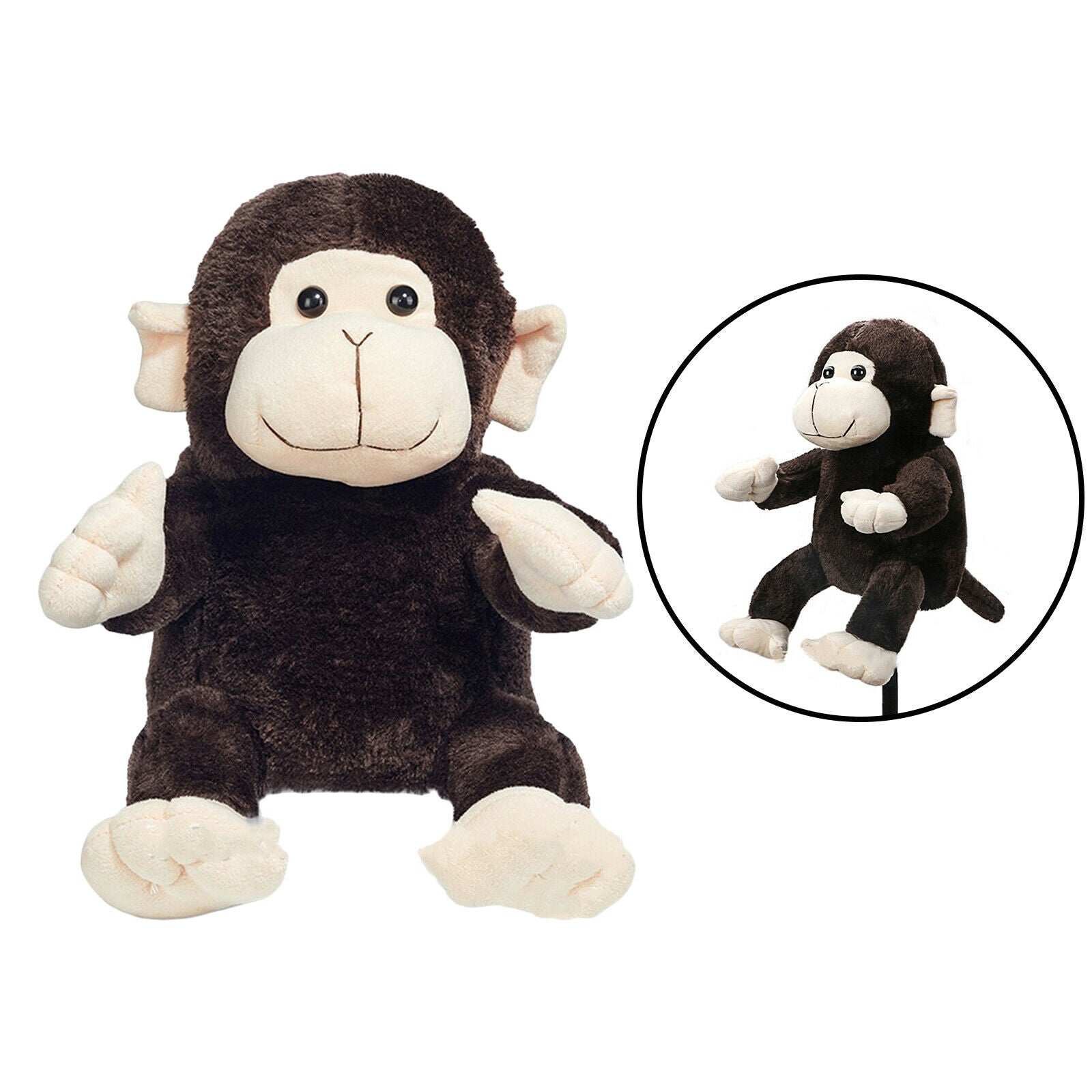 Plush Cute Monkey Golf Club Head Cover Headcover Protector for 460CC Driver Wood