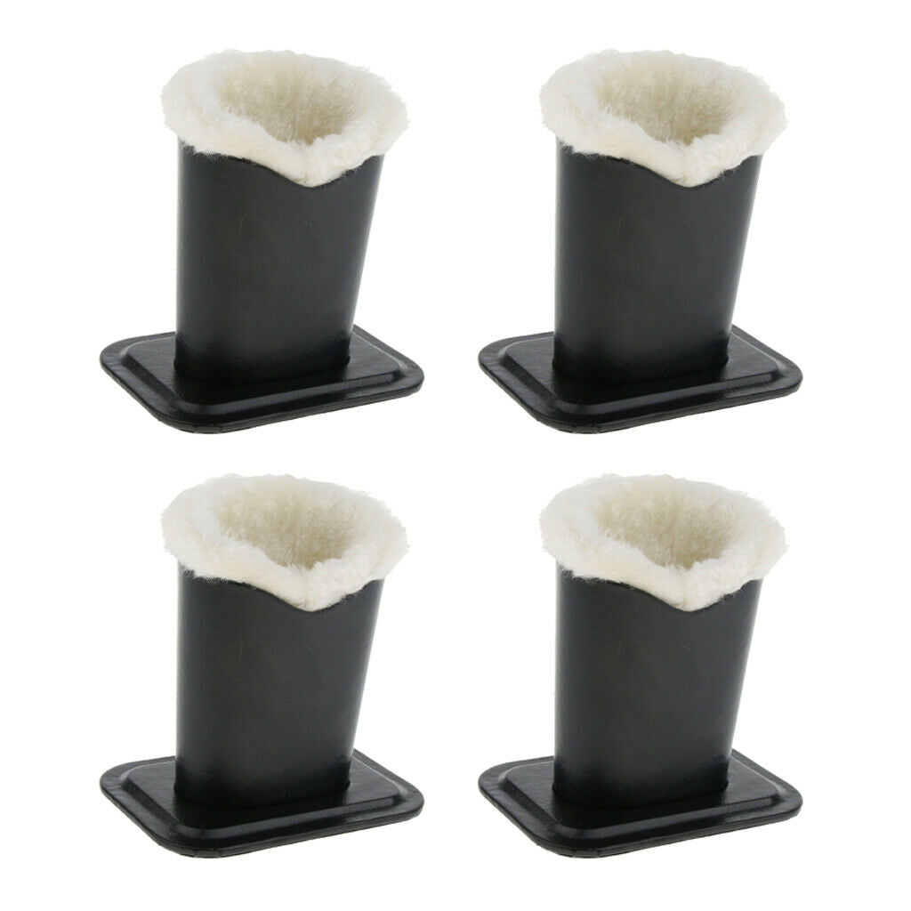 4pcs Plush Lined Desk Eyeglass Holder 11.6 x 8.1 x 12 cm