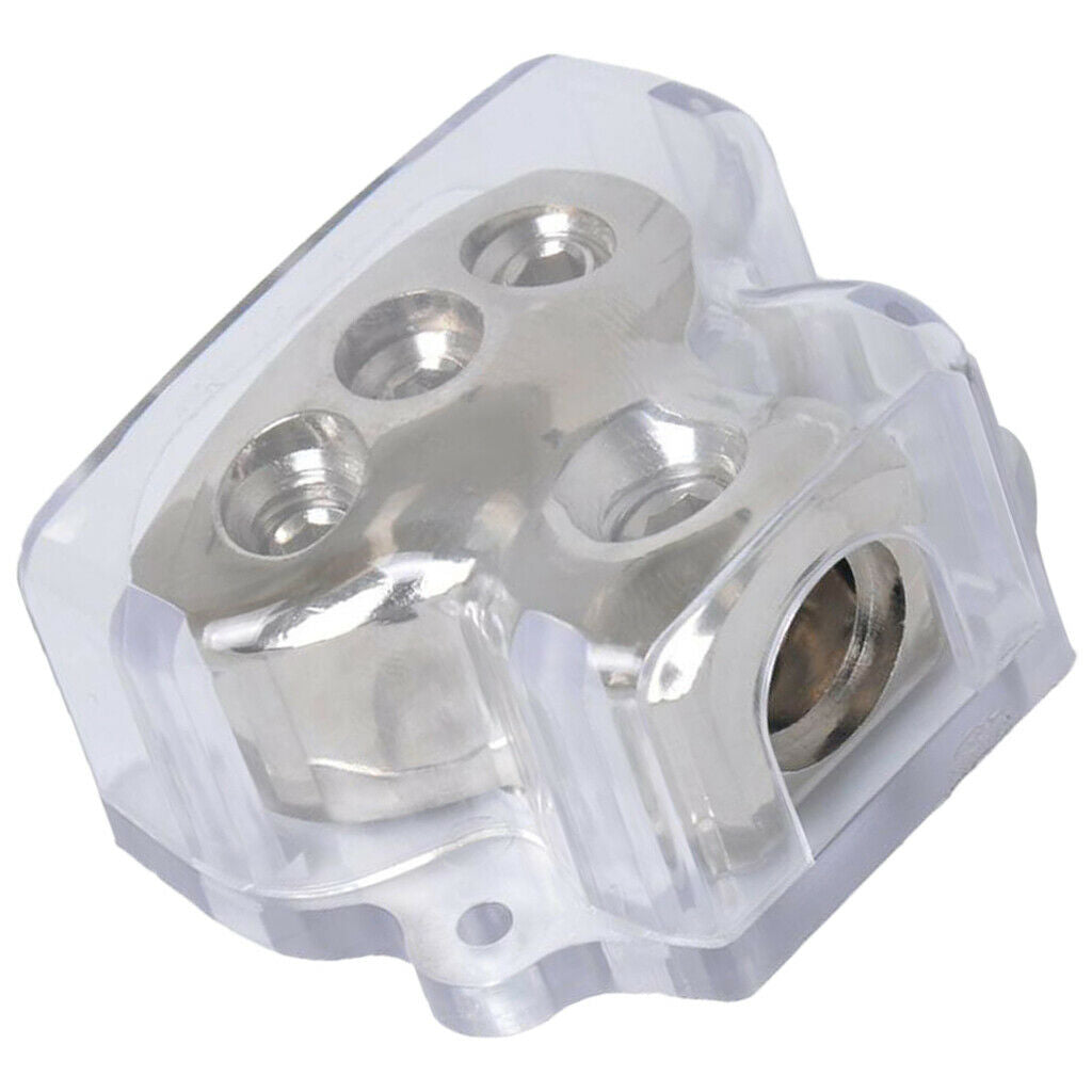 Car Stereo Power Ground Cable Splitter Distribution Block 1 In 3 Ways Out