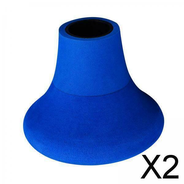 2X Fishing Rod Support Gimbal Non-slip Stand Up Belly Pole Holder Bracket Blue