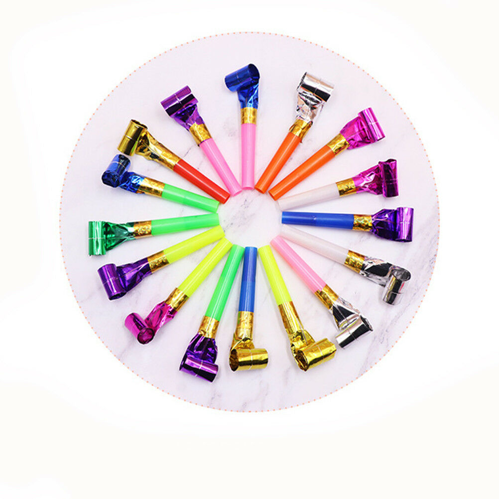 10Pcs Noise Maker Blowout  Whistle Blow Out Party Wedding Favour Bag Fille.l8