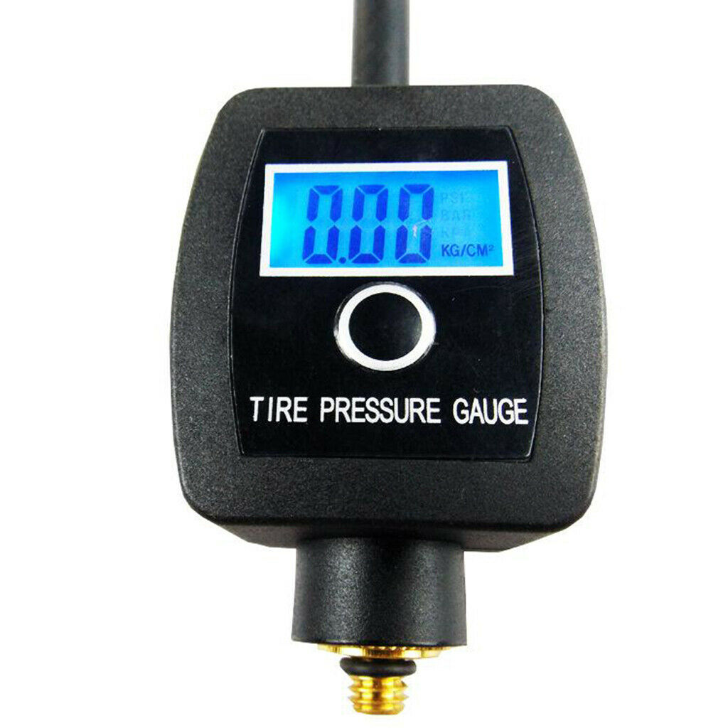 Tyre Pressure Gauge Checker Monitor Bike Vehicles Indicator 4 Units Pressure