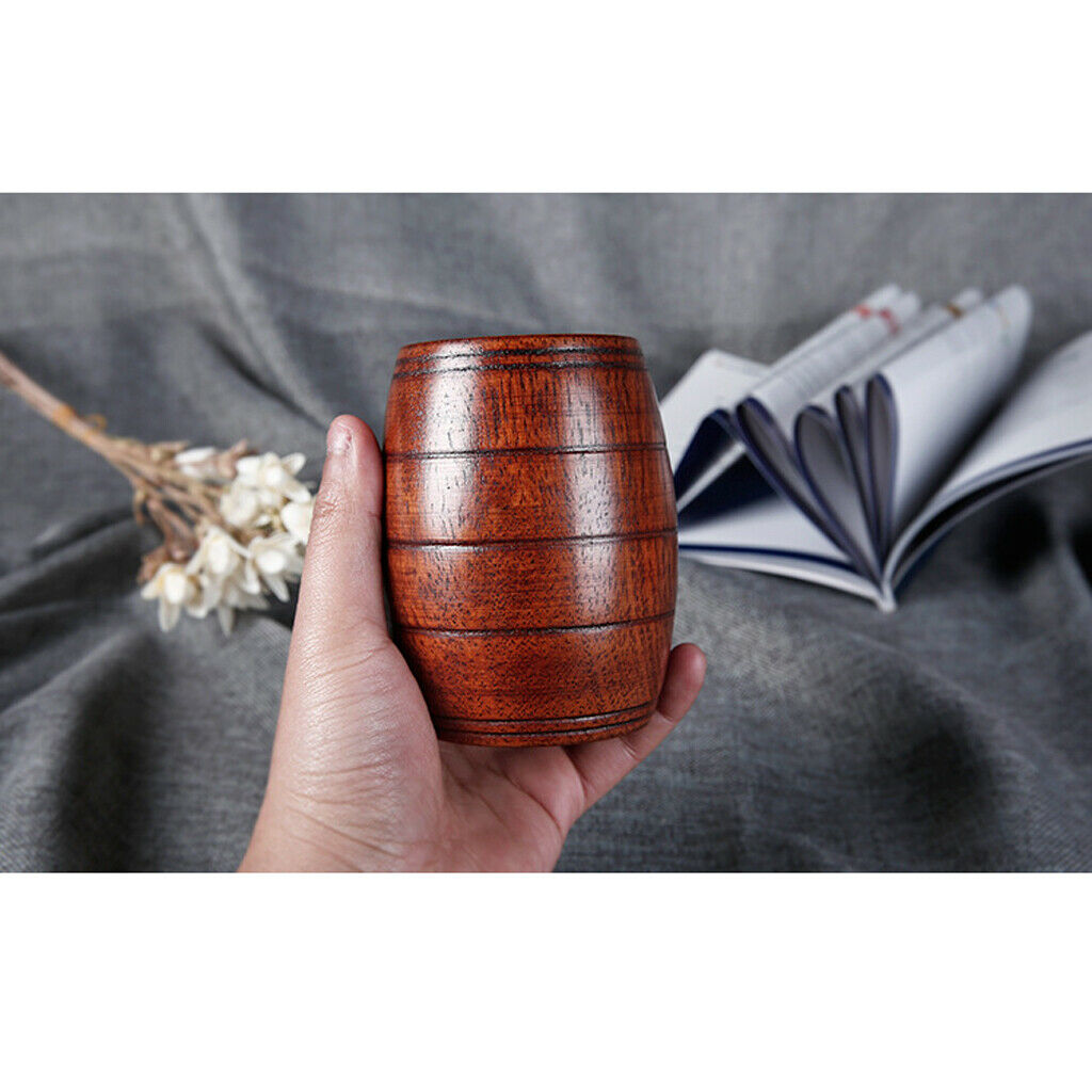Wood Cup Mug Handcrafted for Outdoor Camping Picnic Hiking Party Decoration