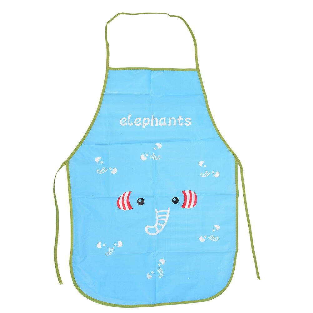 women&kids cartoon kitchen restaurant waterproof apron cooking aprons anti-DD