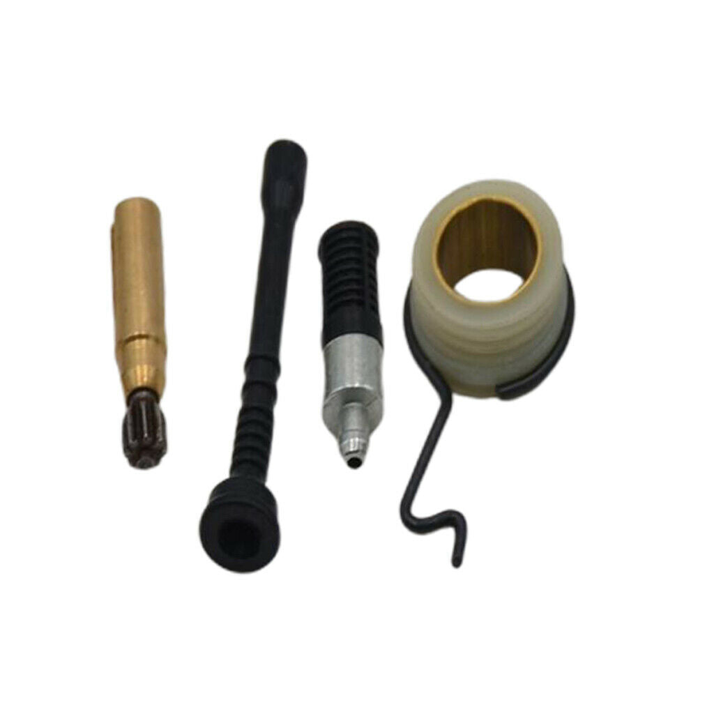 4x Oil Pump Worm Gear Oil Filter w/ Oil Hose Fit For Stihl ms250 ms230 023