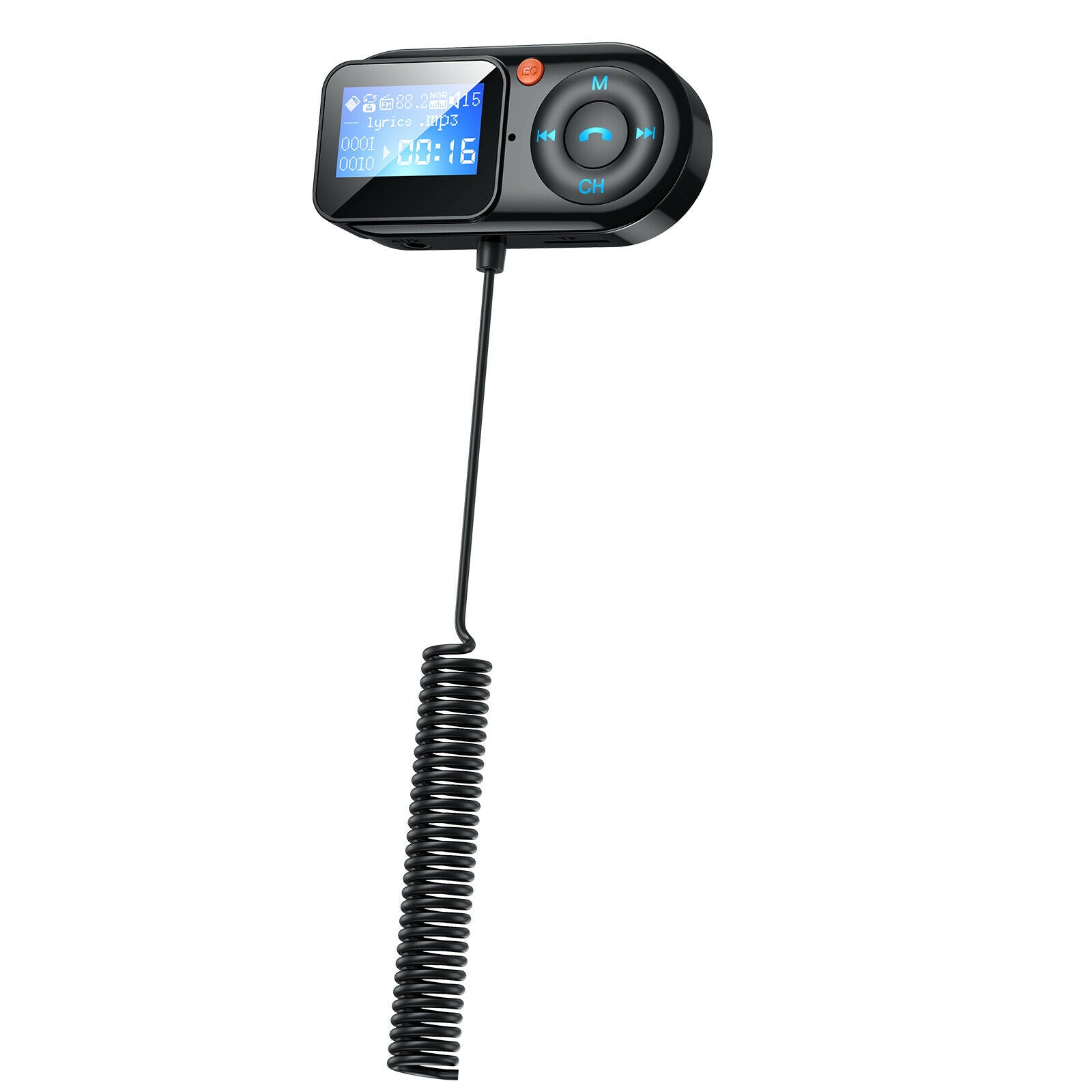 T1 Bluetooth 5.0 Car MP3 Player FM Transmitter Receiver Smart Car Charger Kit