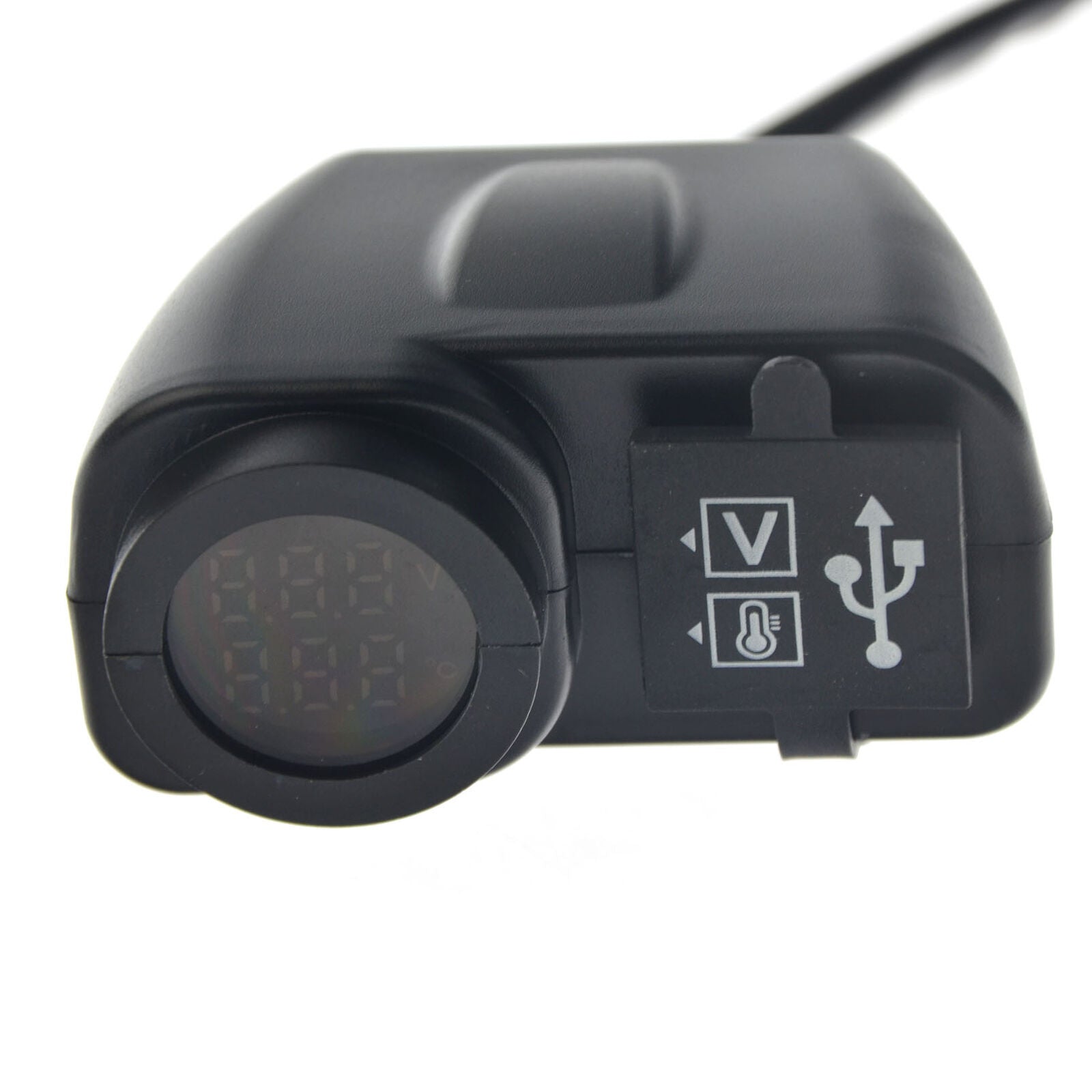 2.1A Dual USB Charger Socket Adapter Power Outlet fr 12V 24V Motorcycle Car
