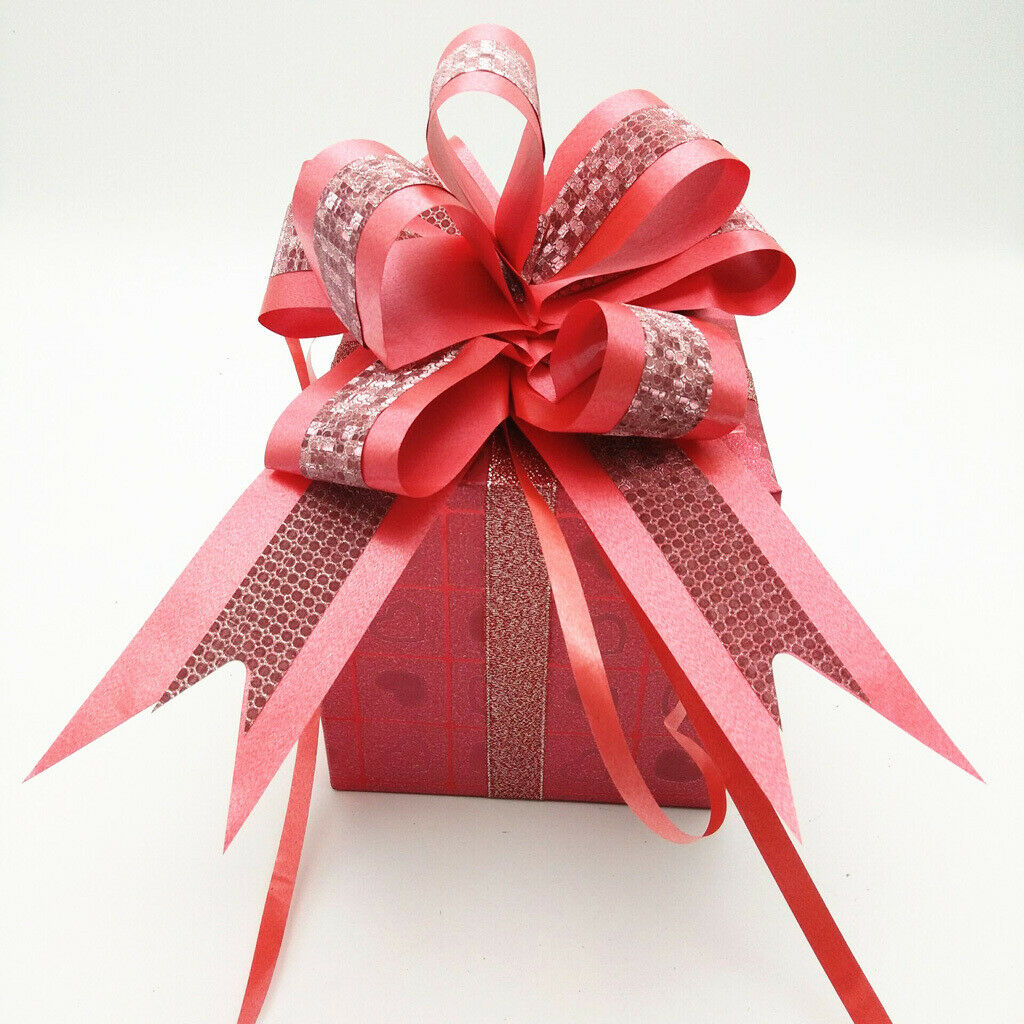 Christmas Paper Gift Box Ornament Xmas Tree Hanging Decoration Red 22cm