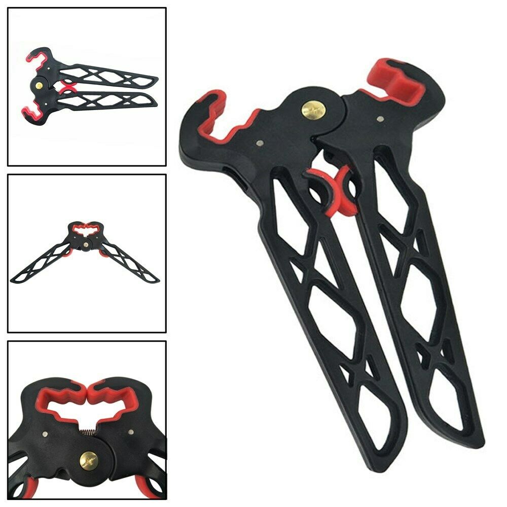 Long Compound Bow Stand Holder Kick Legs Archery Target Shooting Bow Support FP6