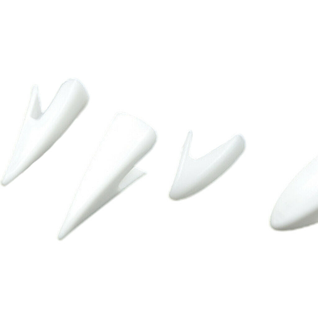 4pcs Vampire Fangs Halloween Party Dress Up False Teeth Realistic False Tooth