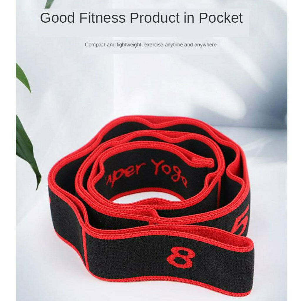 Yoga Stretch Sport Strap Flexible Loops Pilates Belt Exercise Stretching Tool