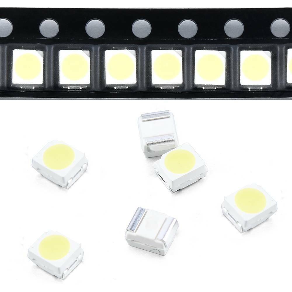 New 100x Useful 3528 White Ultra Bright Light Diode 1210 SMD LED