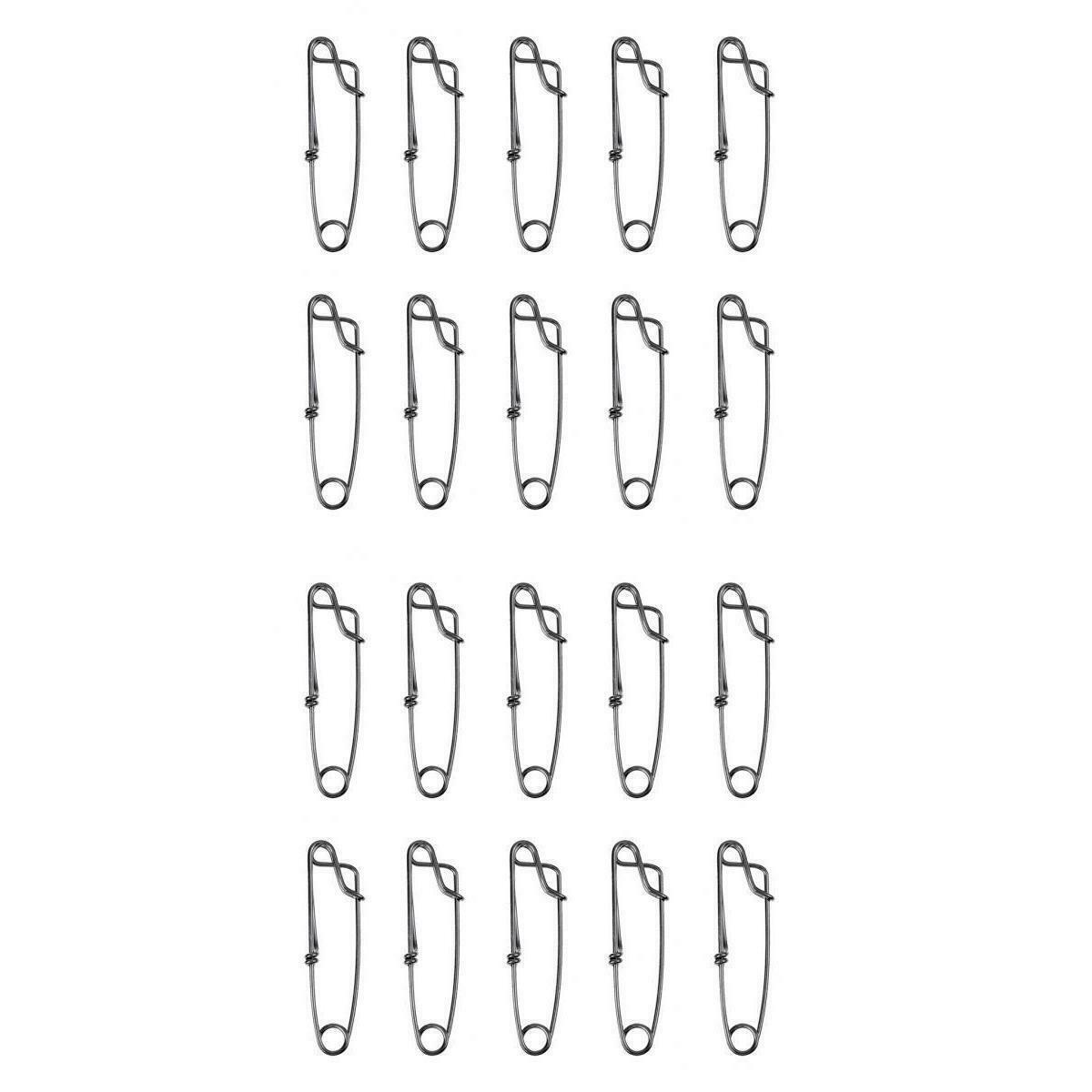 20x Stainless Steel Long Line Clips Float Line Tuna Clip Fishing Connectors