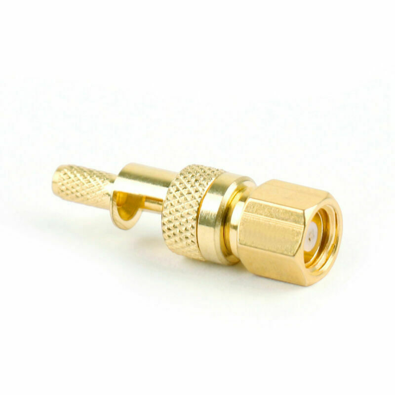 10x SMC Female Jack Plug Straight Crimp For LMR100 RG174 RG179 RG316 RG188 Cable