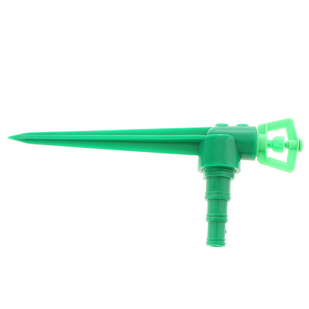 JR6036 Multi Adjustable Lawn Sprinkler on a Spike with Integrated Flow Control,