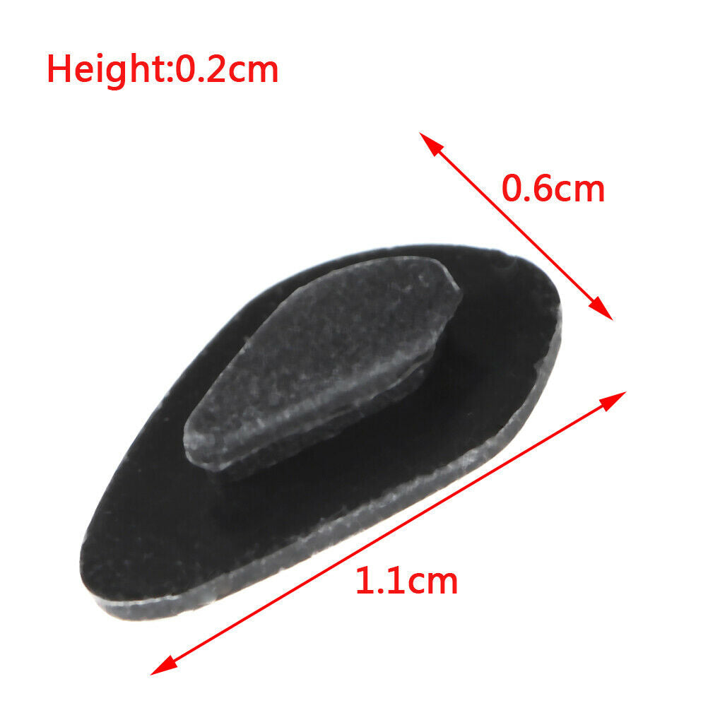 2 Pairs silicone soft nose pads for sunglasses comfortable anti-slip glass.l8