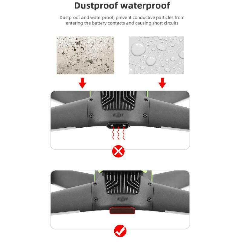 Body Contact Dust Plug Set, Battery Charging Port Protective Cover for FPV Drone
