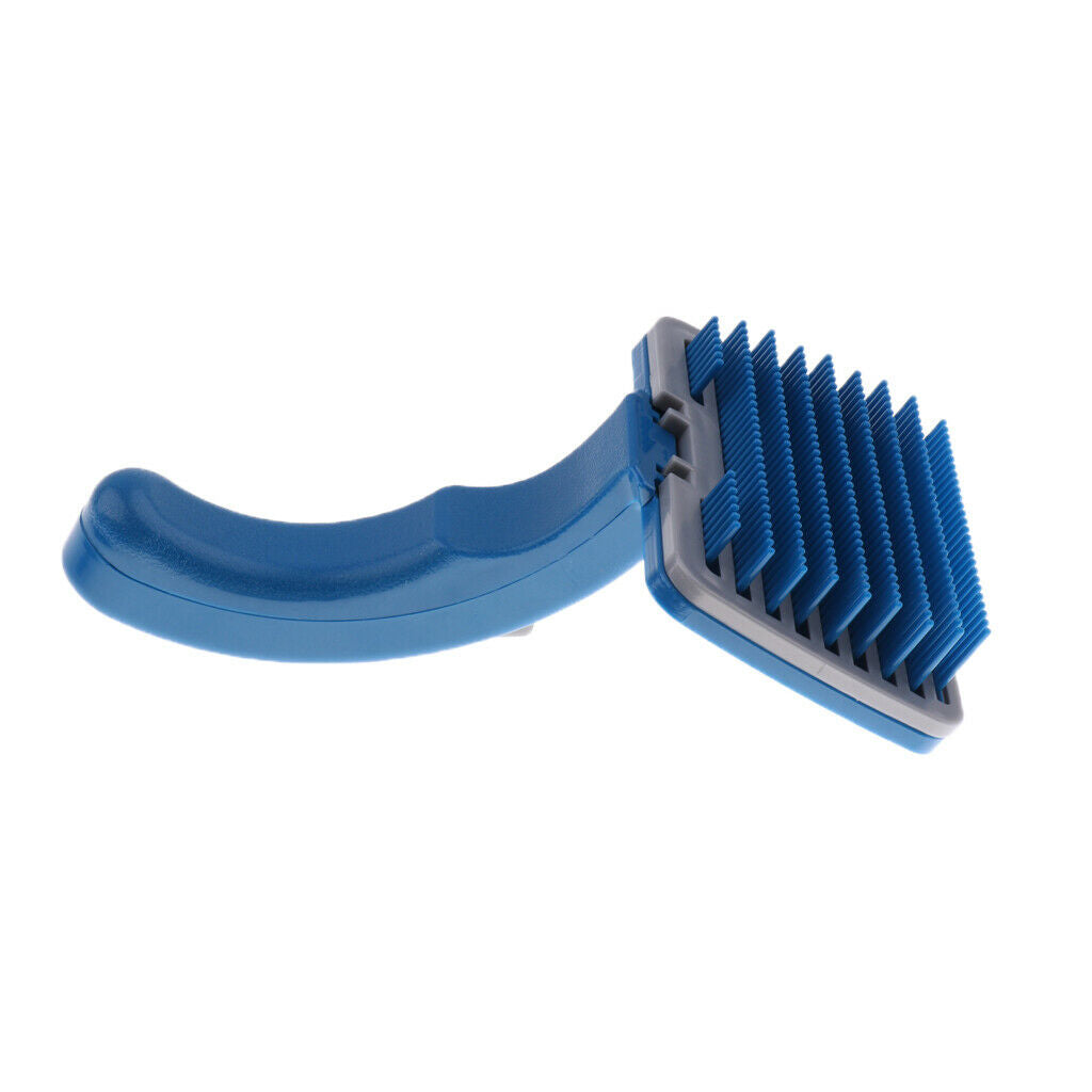 Dog Cat Grooming Brush Tool for Keeping Pets Neat And Clean - Blue