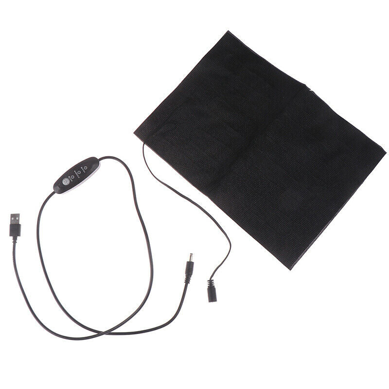 Portable USB Electric Heating Pad Vest Jacket Clothing Heated Pads Warmer.l8